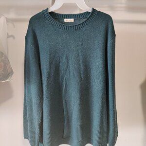 PRE OWNED Ella Moss Women's Ribbed Knit Long Sleeve Sweater Size XL $40 10HL214
